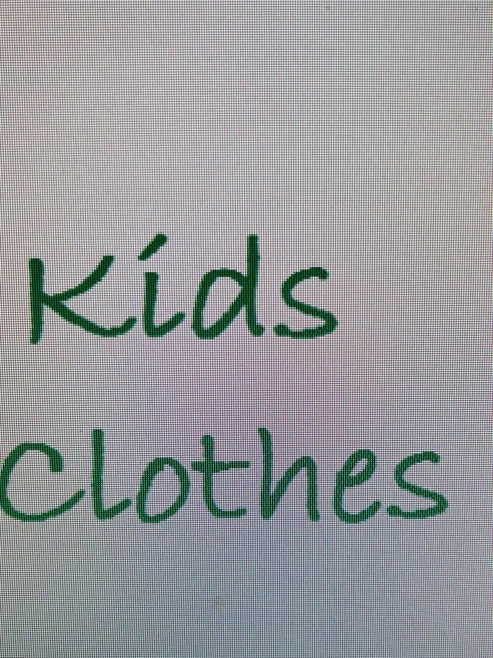 Children’s Clothes